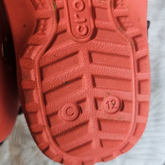 VGUC Crocs Classic Lined Disney Mickey Mouse Clog Size Kids 12 Unisex - Picture 13 of 13